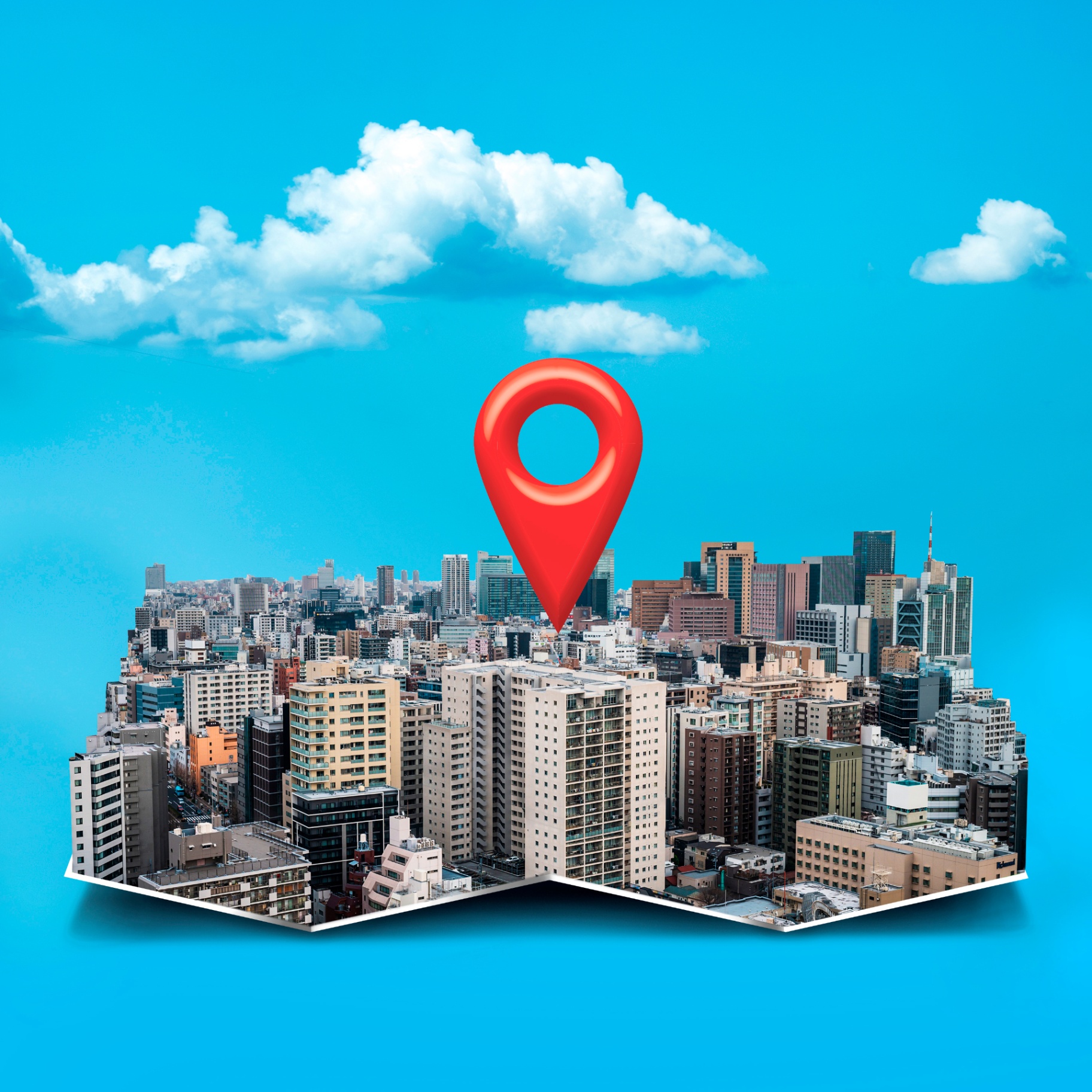 Local business visibility on map