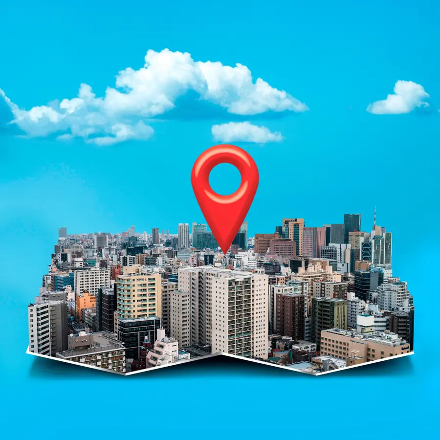 Local business visibility on map
